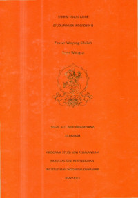 Image of SKR. PED : Teater Wayang Silsilah Kuru Wangsa