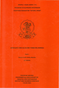 Image of SKR.KAR : Komposisi Karawitan Sayong Senja