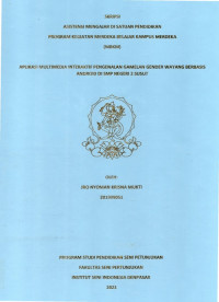 Image of SKR.ST : Aplikasi Multimedia Ineratif Pengenalan Gamelan Gender Wayan Berbasis Android di SMP Negeri 2 Susut