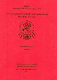 Image of SKR DI : Pelaksanaan kegiatan magang /praktik kerja program MBKM di CV .kubu nara
