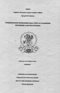 Image of SKR SM : Pengembangan Manajemen pada Start - Up Fourmoon (Selendang Lukis Multifungsi)