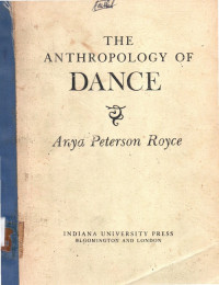 The anthropology of dance