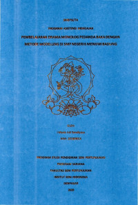 Image of SKR.ST : Pembelajaran Drama Monolog Pedanda Baka dengan Metode Modelling di SMP Negeri 6 Mengwi Badung