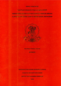 Image of SKR. DKV: Merancang Desain Kartun Karakter Sebagai Sebuah Ilustrasi dan Komik Strip di Media Sosial Instagram