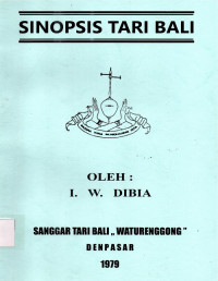 Sinopsis tari bali