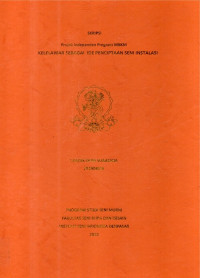 Image of SKR. SM; Kelelawar Sebagai Ide Penciptaan Seni Instalasi