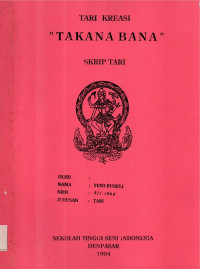 Skrip Tari: Tari Kreasi 