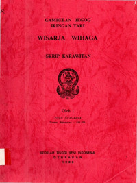 TARI   :  WISARJA  WIHAGA