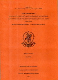 Image of SKR.DM : Sang Penolak Bala Analogi Upacara Adat Kebo-Keboan dari Banyuangi, Jawa Timur dalam Perancangan Busana Bergaya Exotic Dramatic