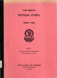 Image of Skrip Tari: Tari Kreasi Witning Puspa